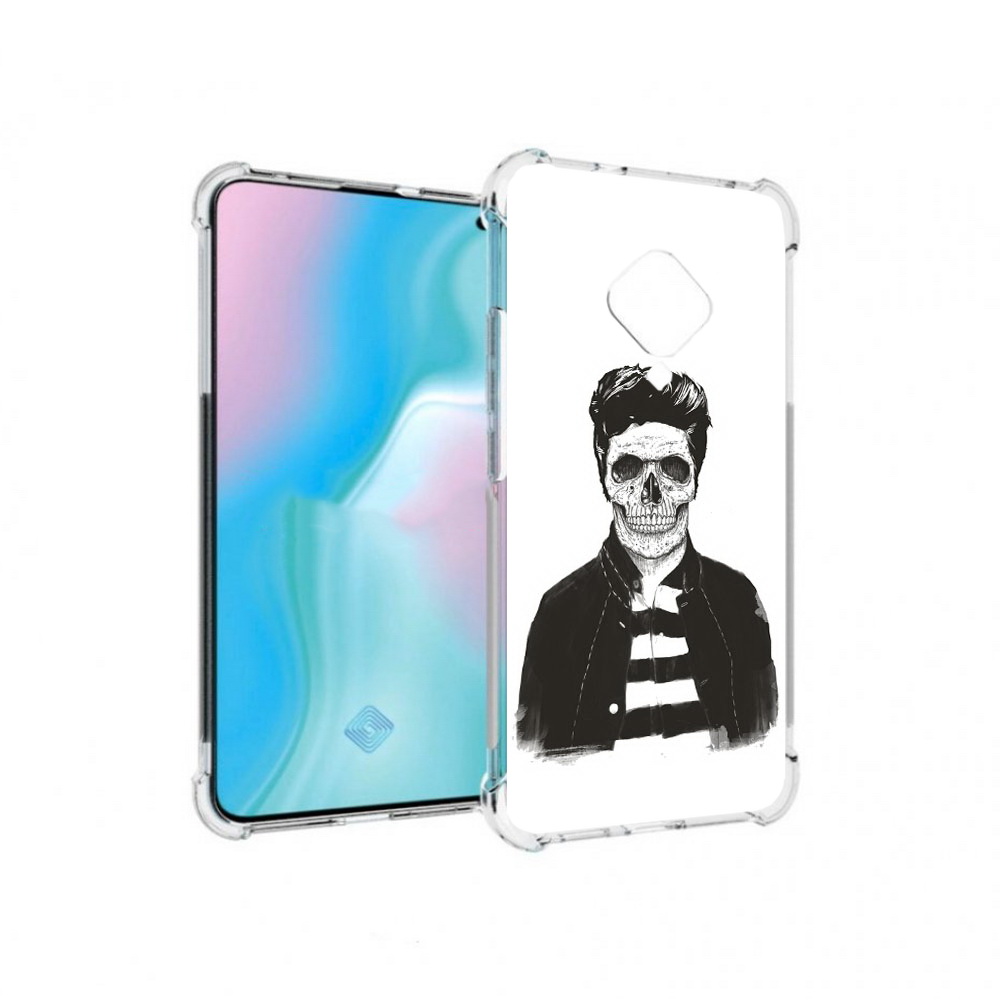 

Чехол MyPads Tocco для Vivo S5 скелет (PT226962.406.604), Прозрачный, Tocco