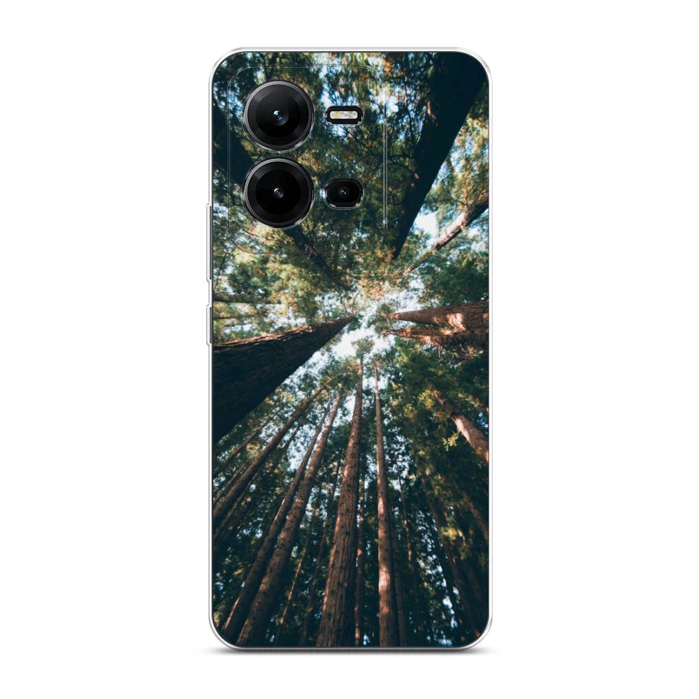 

Чехол Awog на Vivo V25e / Виво V25e "Лес 18", Зеленый;коричневый