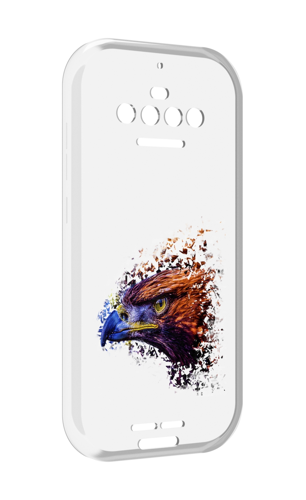 

Чехол MyPads красочный орел для Oukitel F150 R2022, Прозрачный, Tocco