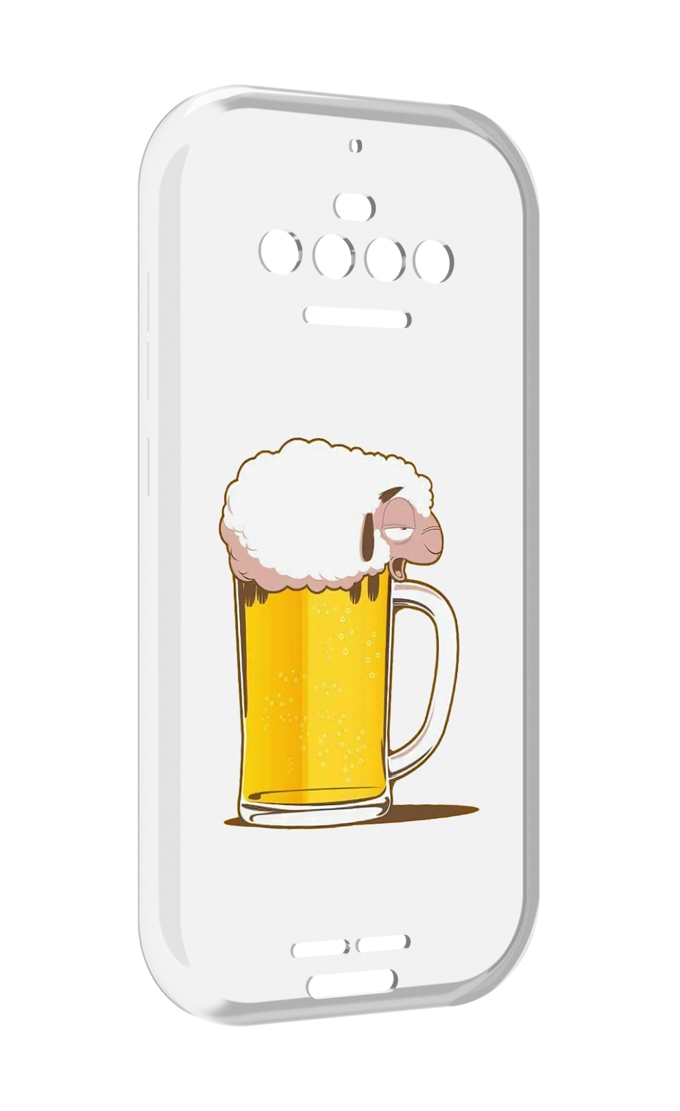 

Чехол MyPads кружка пива для Oukitel F150 R2022, Прозрачный, Tocco