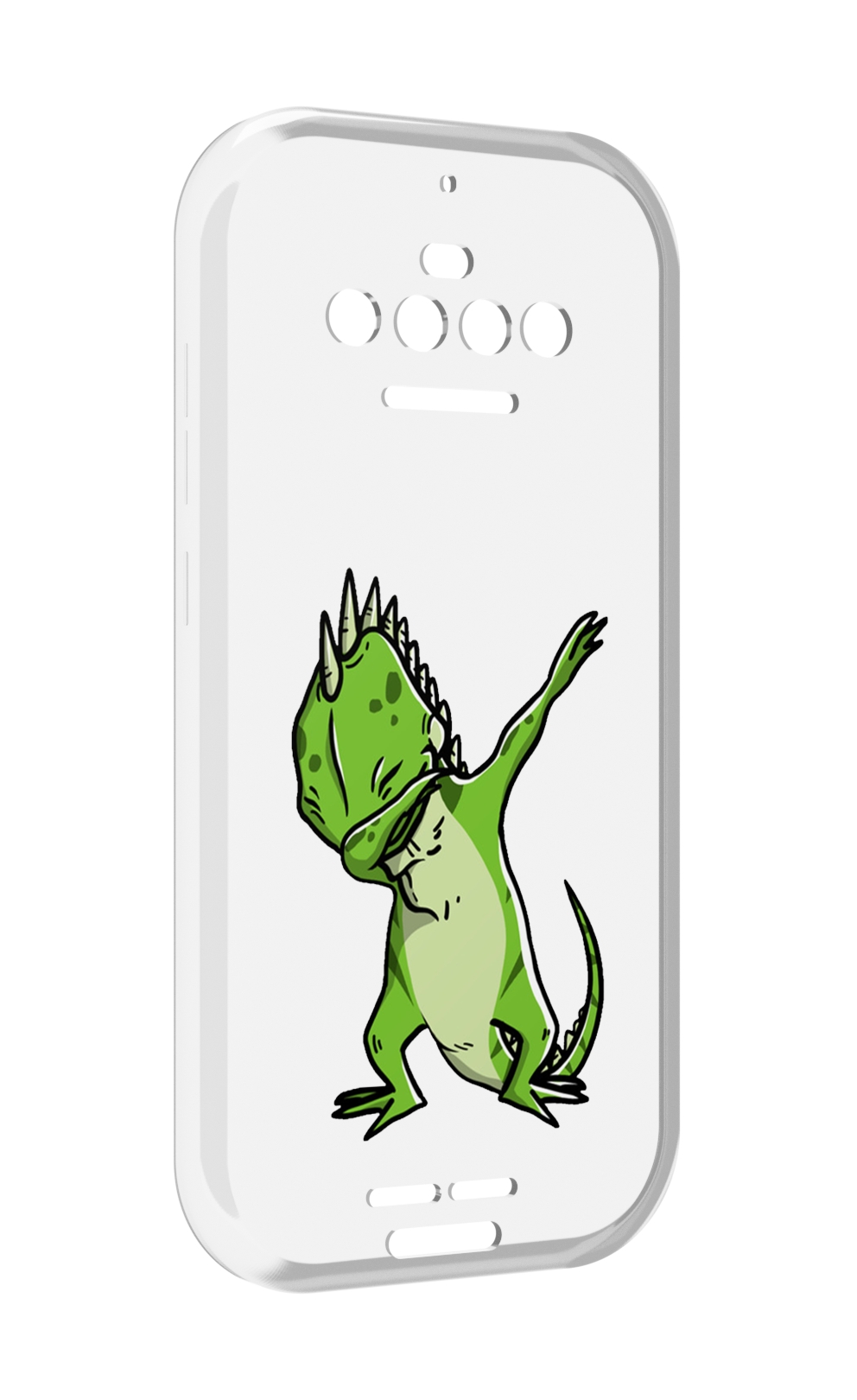 

Чехол MyPads крутая-ящерица для Oukitel F150 R2022, Прозрачный, Tocco
