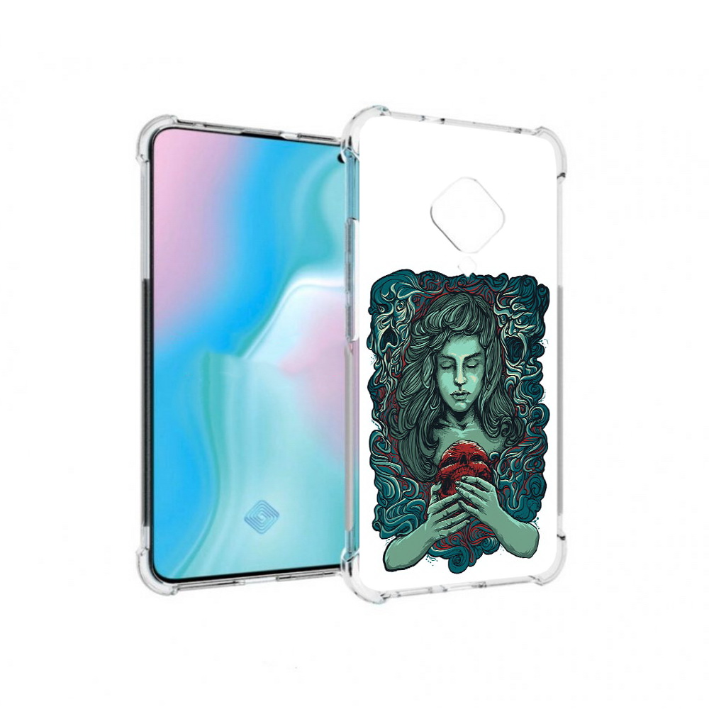 

Чехол MyPads Tocco для Vivo S5 спящая девушка (PT226962.406.619), Прозрачный, Tocco