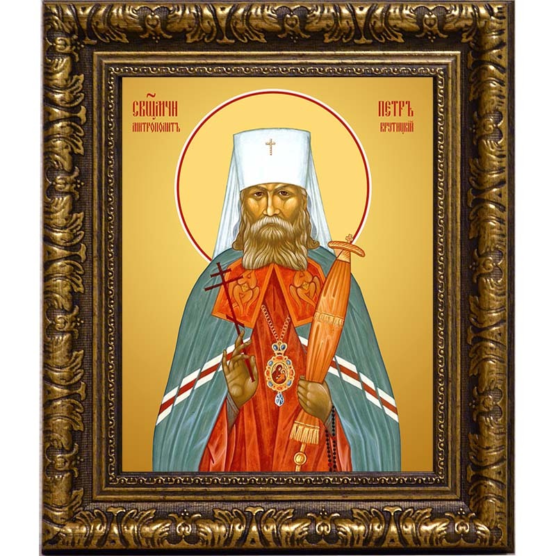

Петр (Полянский) Крутицкий, священномученик митрополит. Икона на холсте.