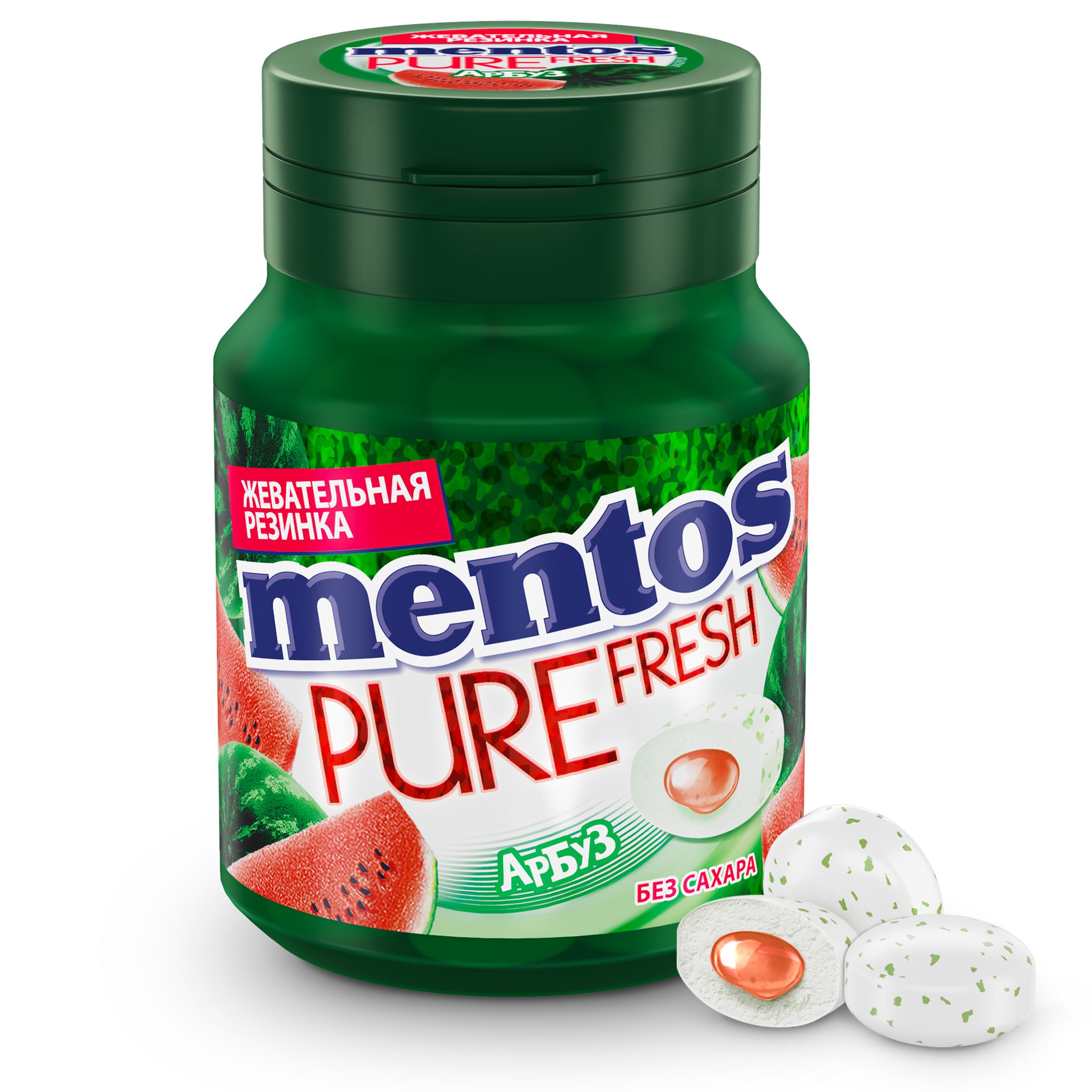 фото Жевательная резинка mentos pure fresh арбуз 54 г