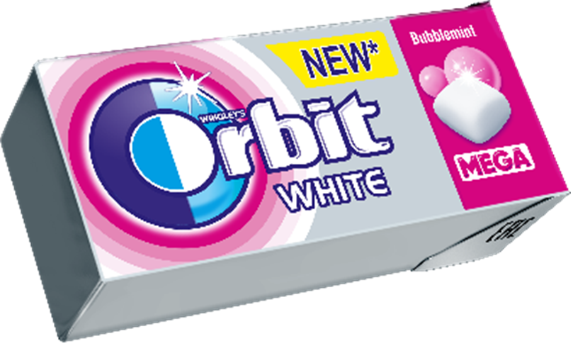 фото Жевательная резинка orbit white mega bubblemint 16,4 г