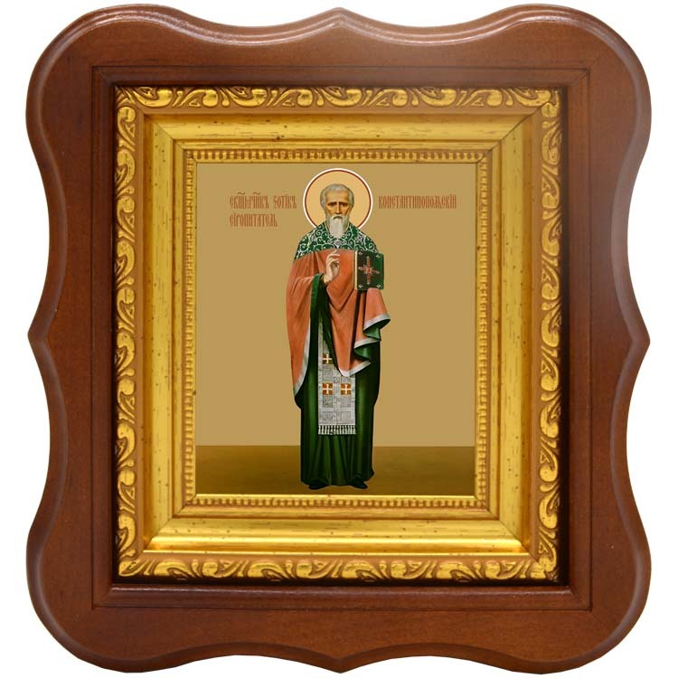 

Зотик Сиропитатель Константинопольский священномученик. Икона на холсте.