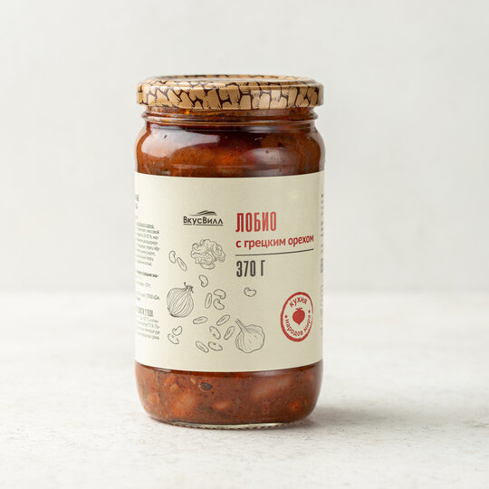 

Лобио ВкусВилл с грецким орехом 370 г