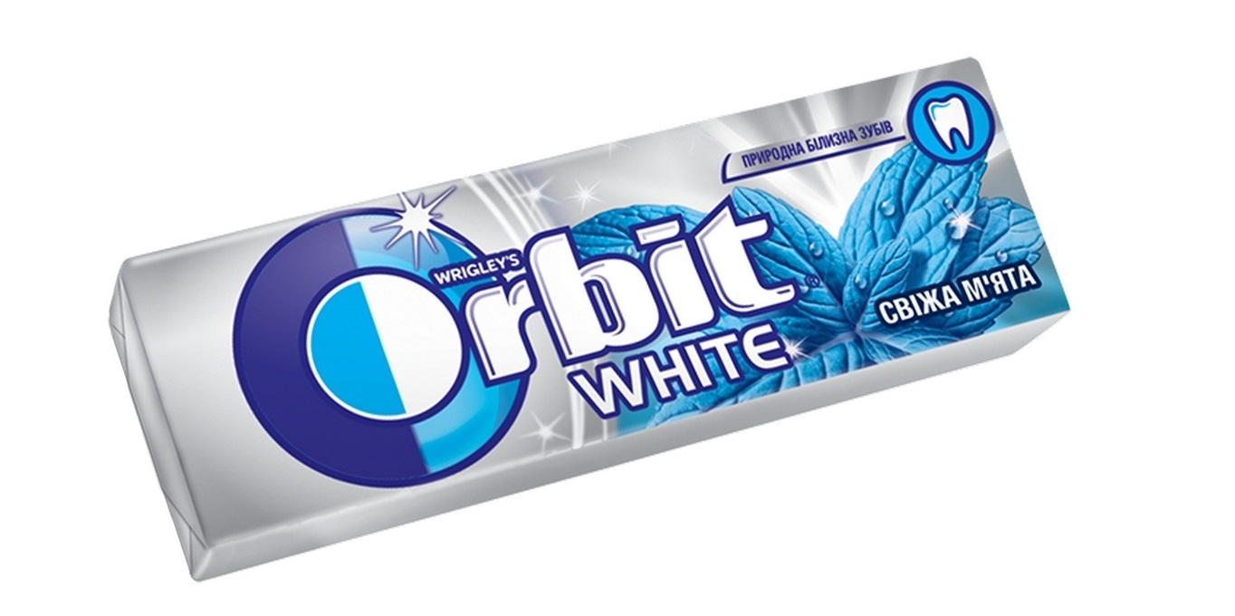 

Жевательная резинка Orbit White Освежающая мята