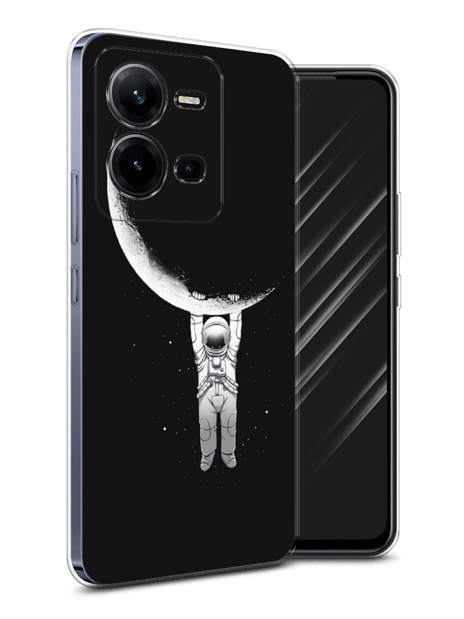 

Чехол Awog на Vivo V25e / Виво V25e "Космонавт", Белый;черный