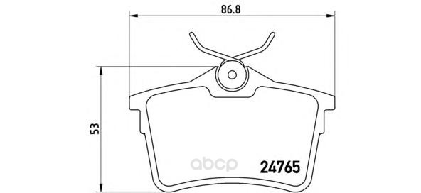 

Колодки дисковые з. citroen berlingo, peugeot 308/partner 1.6-2. P61084 =gdb1799 [425414]