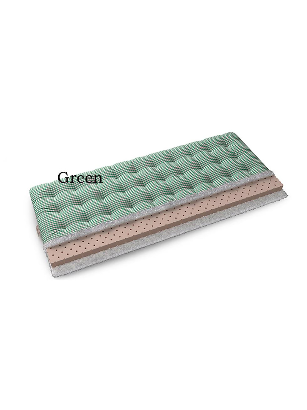 

Матрас топпер ALAT Home Gimi беспружинный 120x195, Зеленый
