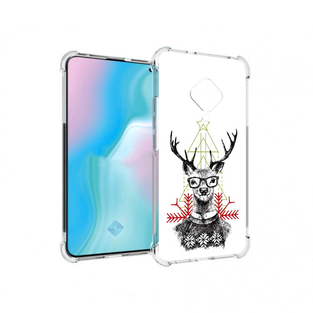 

Чехол MyPads Tocco для Vivo S5 умный олень (PT226962.406.652), Прозрачный, Tocco