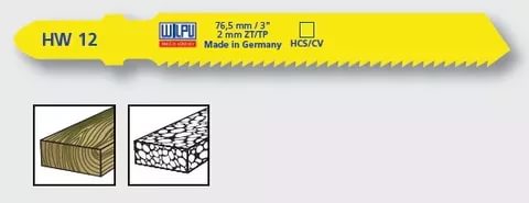 

Пилки HW12 WILPU, 0241000005