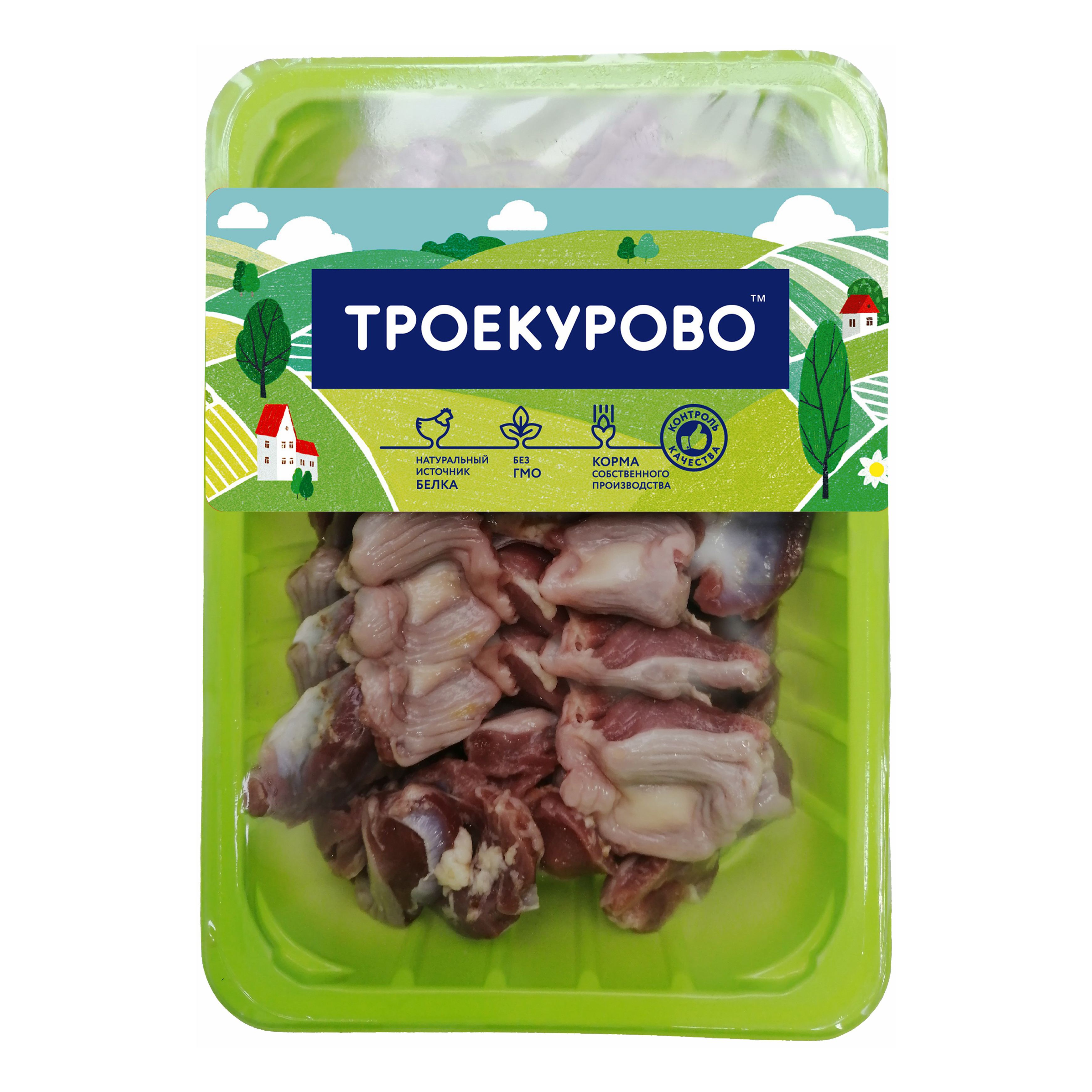 

Желудки куриные Троекурово охлажденные 700 г