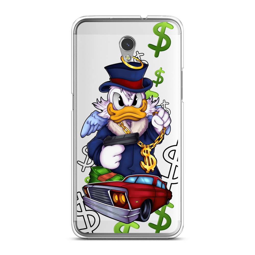 

Чехол на ZTE Blade V7 "Scrooge McDuck with a Gold Chain", Красный;синий;белый, 131150-6