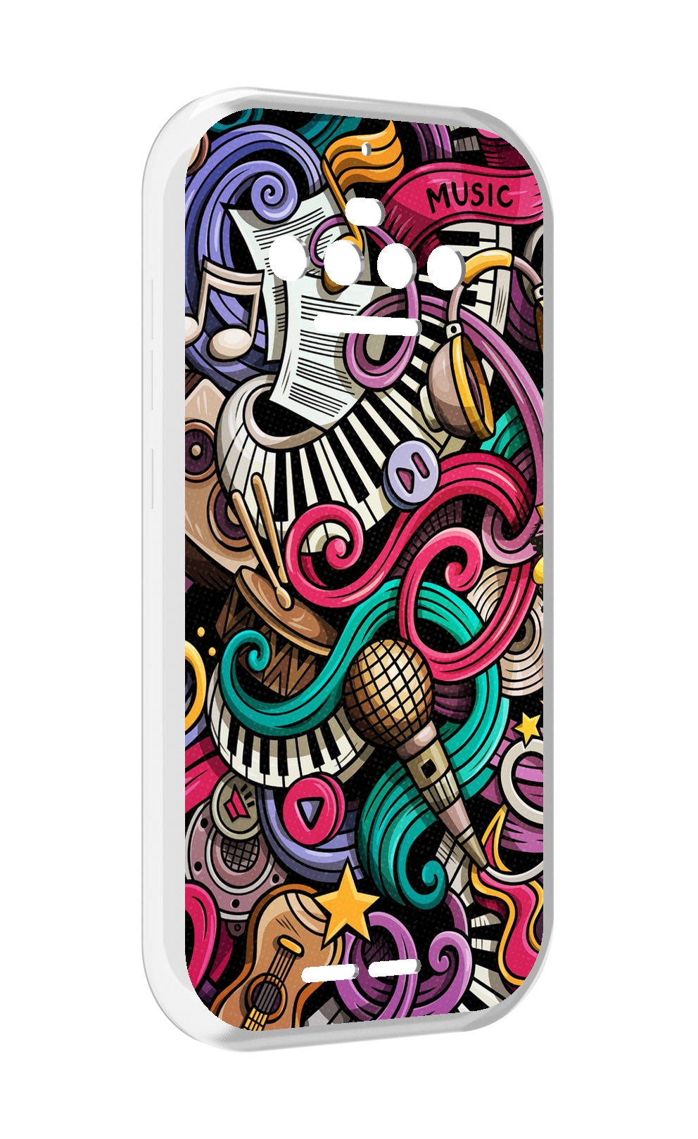 

Чехол MyPads любимая-музыка для Oukitel F150 R2022, Прозрачный, Tocco