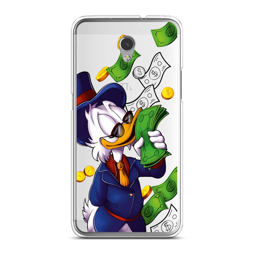 

Чехол на ZTE Blade V7 "Scrooge McDuck with Money", Синий;зеленый;белый, 131150-6