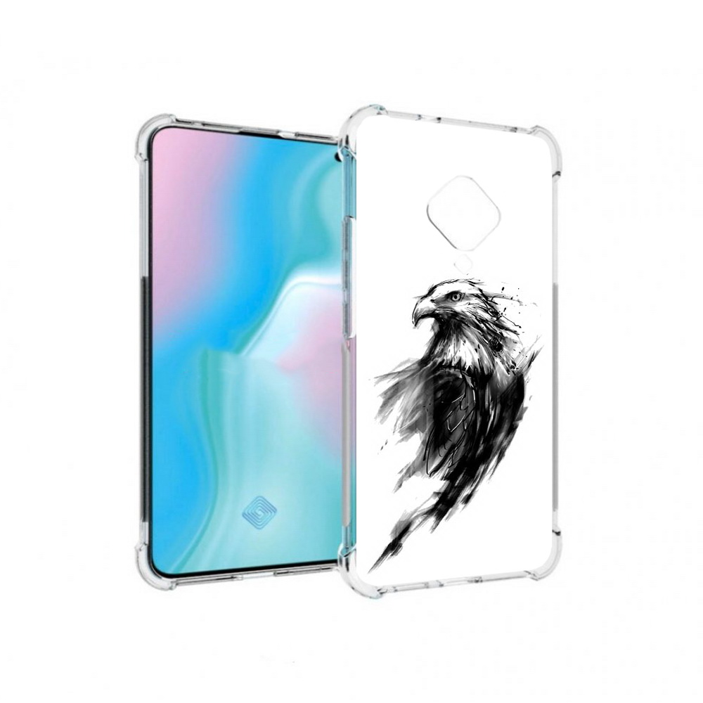 

Чехол MyPads Tocco для Vivo S5 чб птица (PT226962.406.670), Прозрачный, Tocco