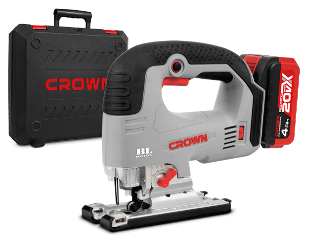 Аккумуляторный лобзик CROWN CT25003HX-4BMC аккумуляторный ударный гайковерт crown ct22016l 4 tb