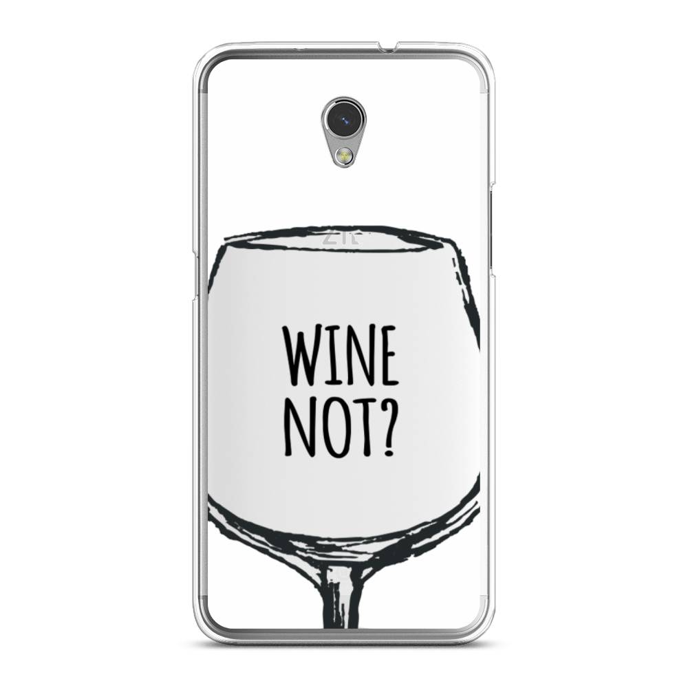 

Чехол на ZTE Blade V7 "Wine not white", Белый, 131150-6