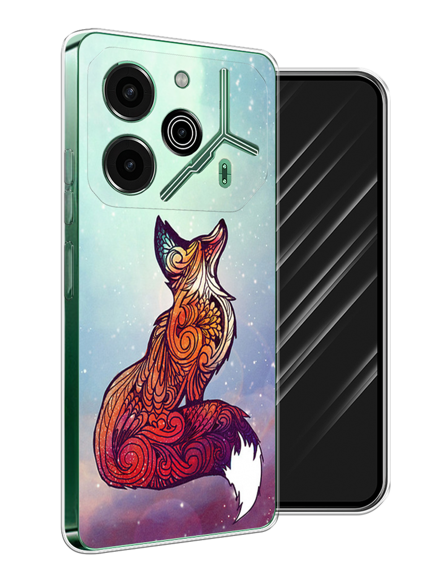 

Чехол Awog на Tecno Pova 6 Pro 5G "Лиса 1", Голубой;фиолетовый, 305250-1