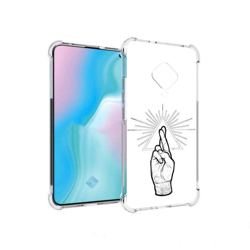 

Чехол MyPads Tocco для Vivo S5 черно белая рука (PT226962.406.681), Прозрачный, Tocco