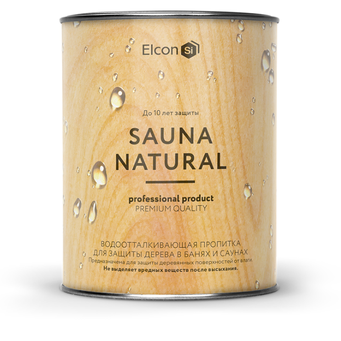 фото Пропитка для бань и саун elcon sauna natural 0,9 л