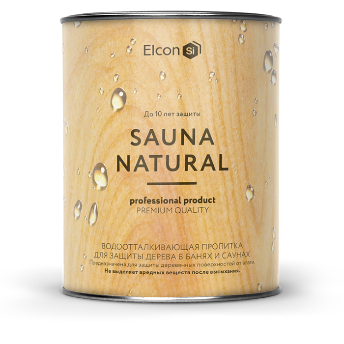 фото Пропитка для бани и сауны elcon sauna natural 2 л