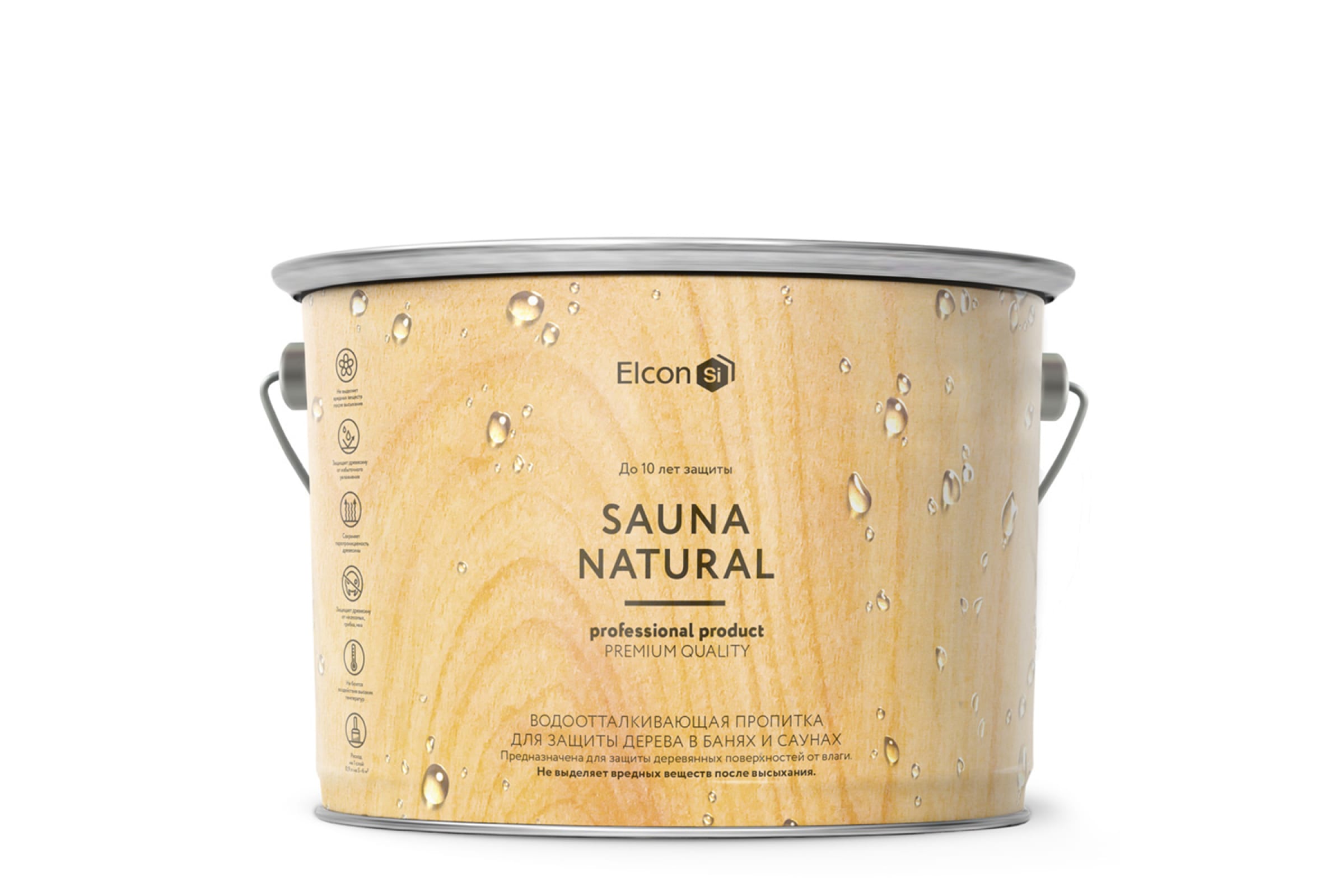 фото Пропитка для бани и сауны elcon sauna natural 2 л