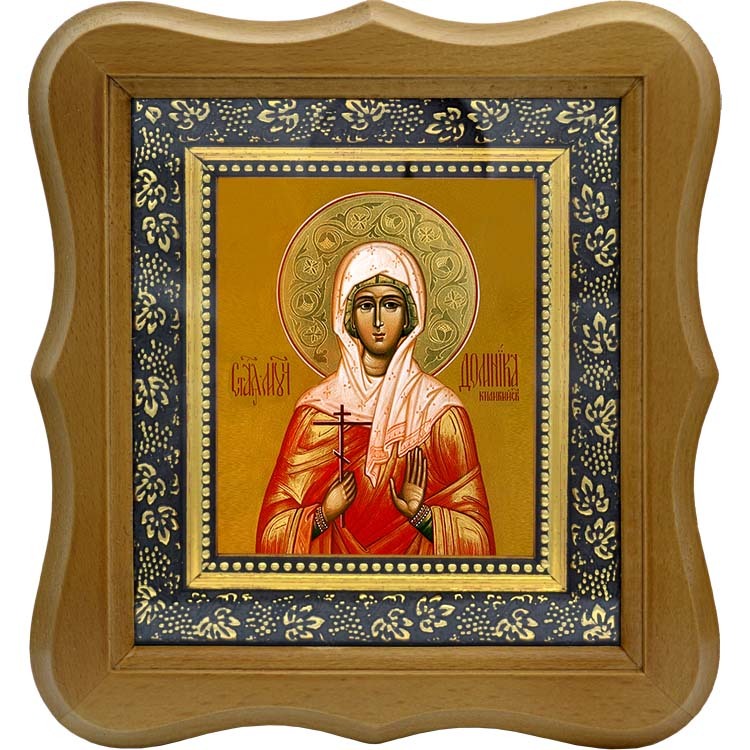 

Домника (Домнина) Аназаровская (Киликийская) мученица. Икона на холсте.