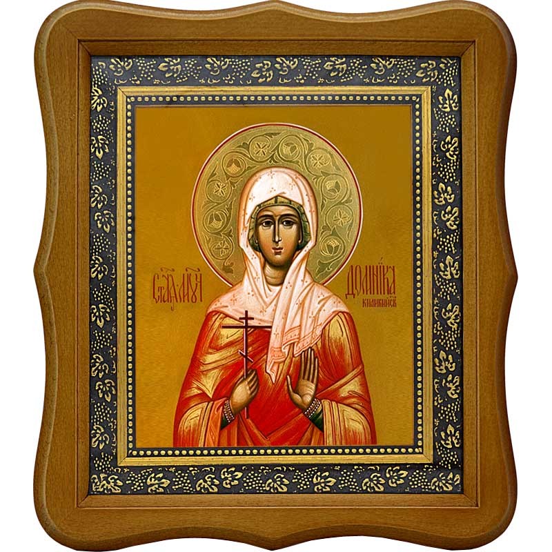 

Домника (Домнина) Аназаровская (Киликийская) мученица. Икона на холсте.
