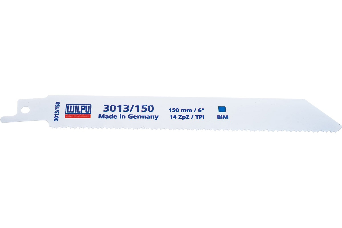 

Полотно для сабельной пилы 3013/150 WILPU, 1461500005, 5 шт.