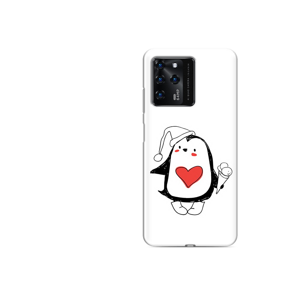 

Чехол MyPads Tocco для ZTE V30 Пингвин с мороженым (PT226947.476.135), Прозрачный, Tocco