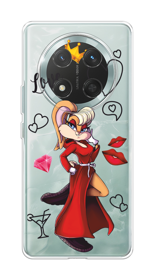 

Чехол на Honor X9C/X60 Pro Rich Lola Bunny, Красный;бежевый;оранжевый, 6125350-1