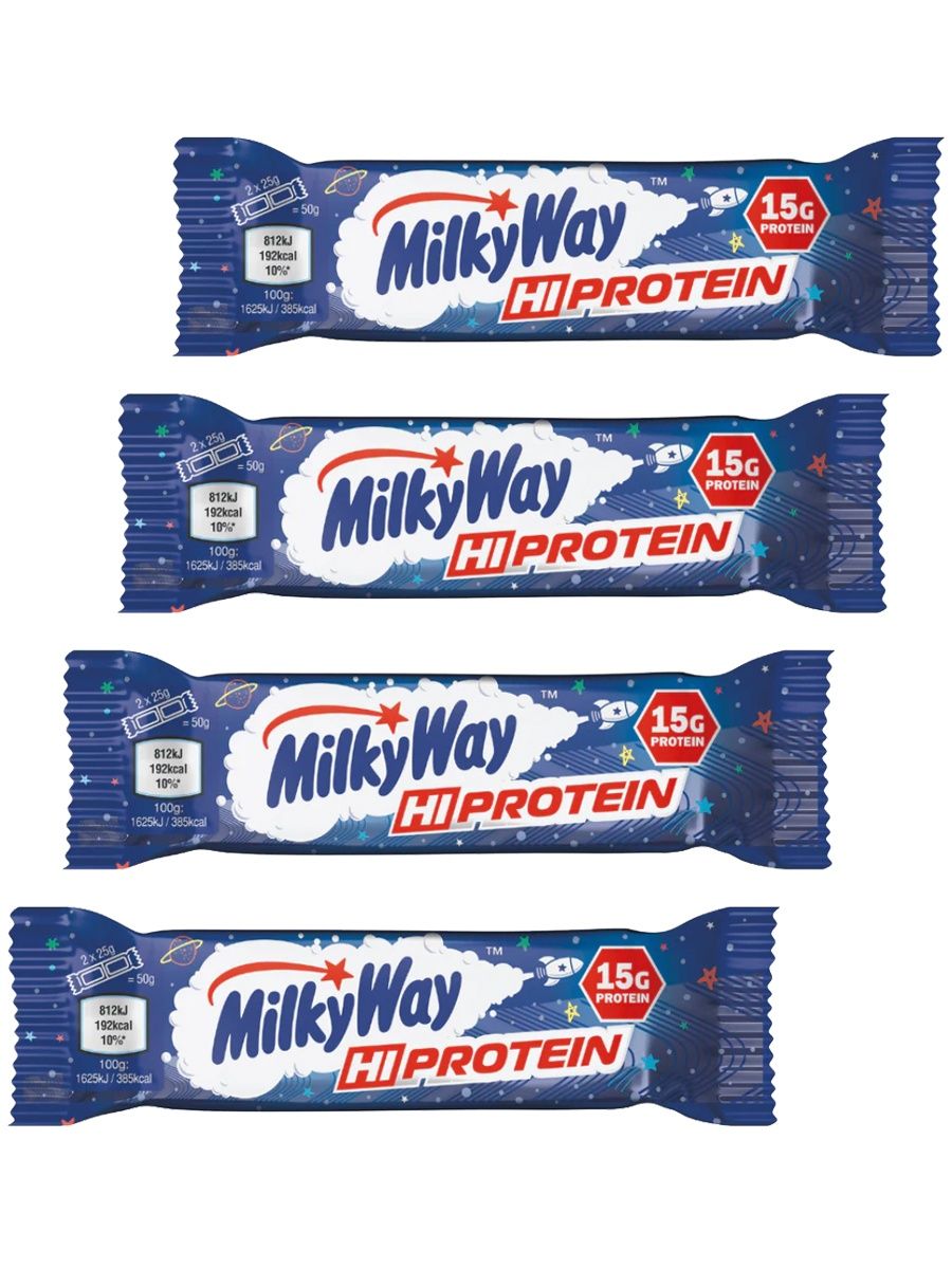 

Milky Way Hi Protein Bar, 4шт по 50г