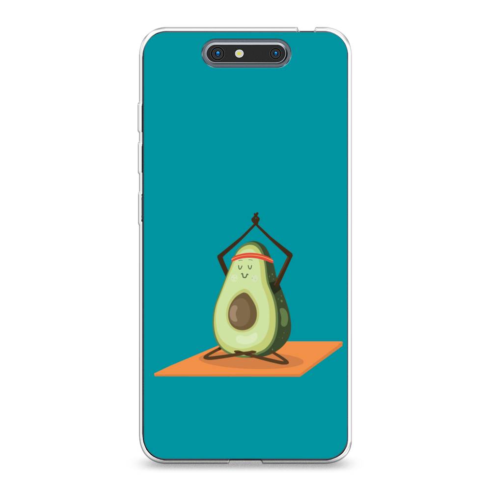 

Чехол на ZTE Blade V8 "Расслабься с авокадо", Голубой, 131250-6