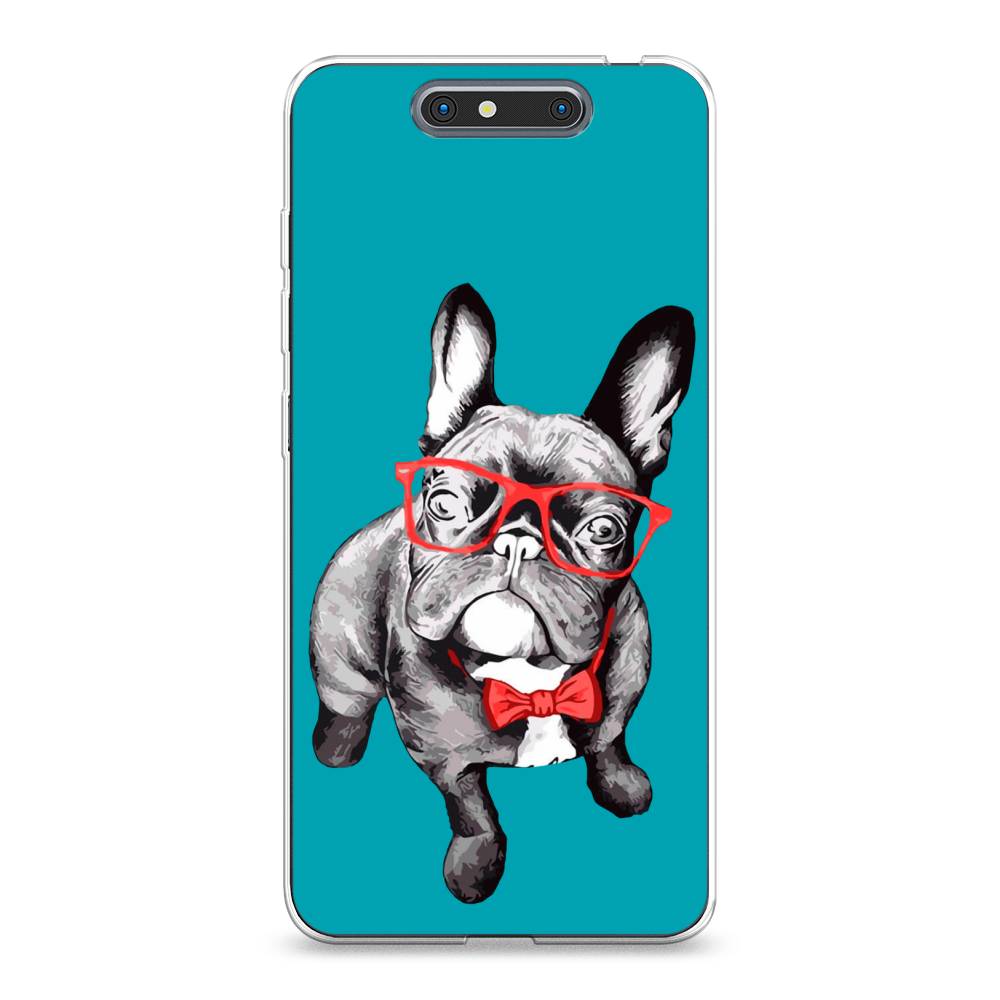 

Чехол на ZTE Blade V8 "Французский бульдог", 131250-1
