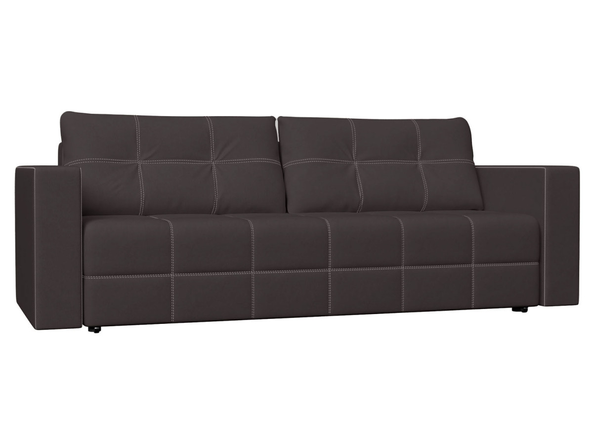 

Прямой диван Редмисон Капри с подлокотниками Коричневый, велюр, Капри с подлокотниками 54255