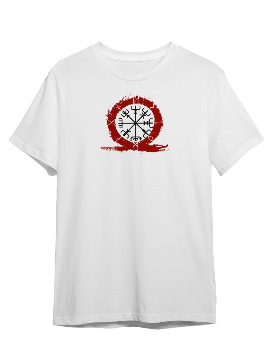 

Футболка унисекс Каждому Своё God of War/Бог войны/Кратос GMGW11 белая L, Белый, "God of War/Бог войны/Кратос" GMGW11