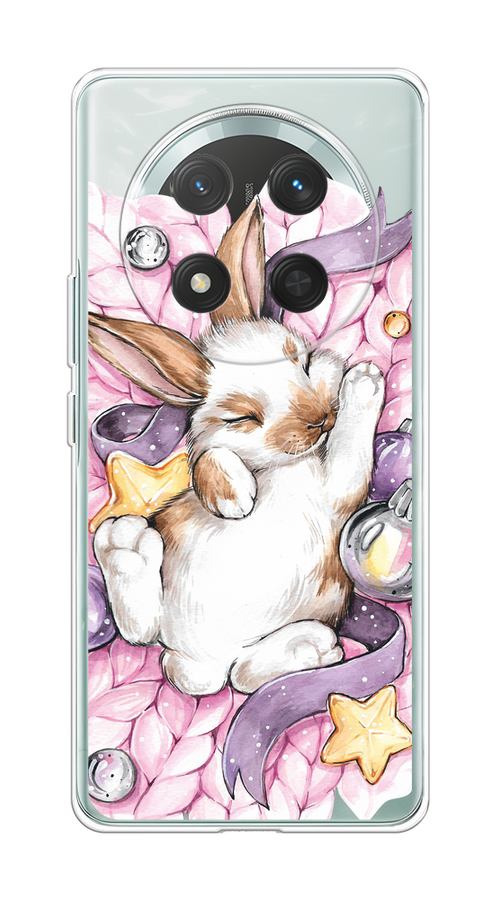 

Чехол на Honor X9C/X60 Pro Кролик спит, Розовый;белый, 6125350-1