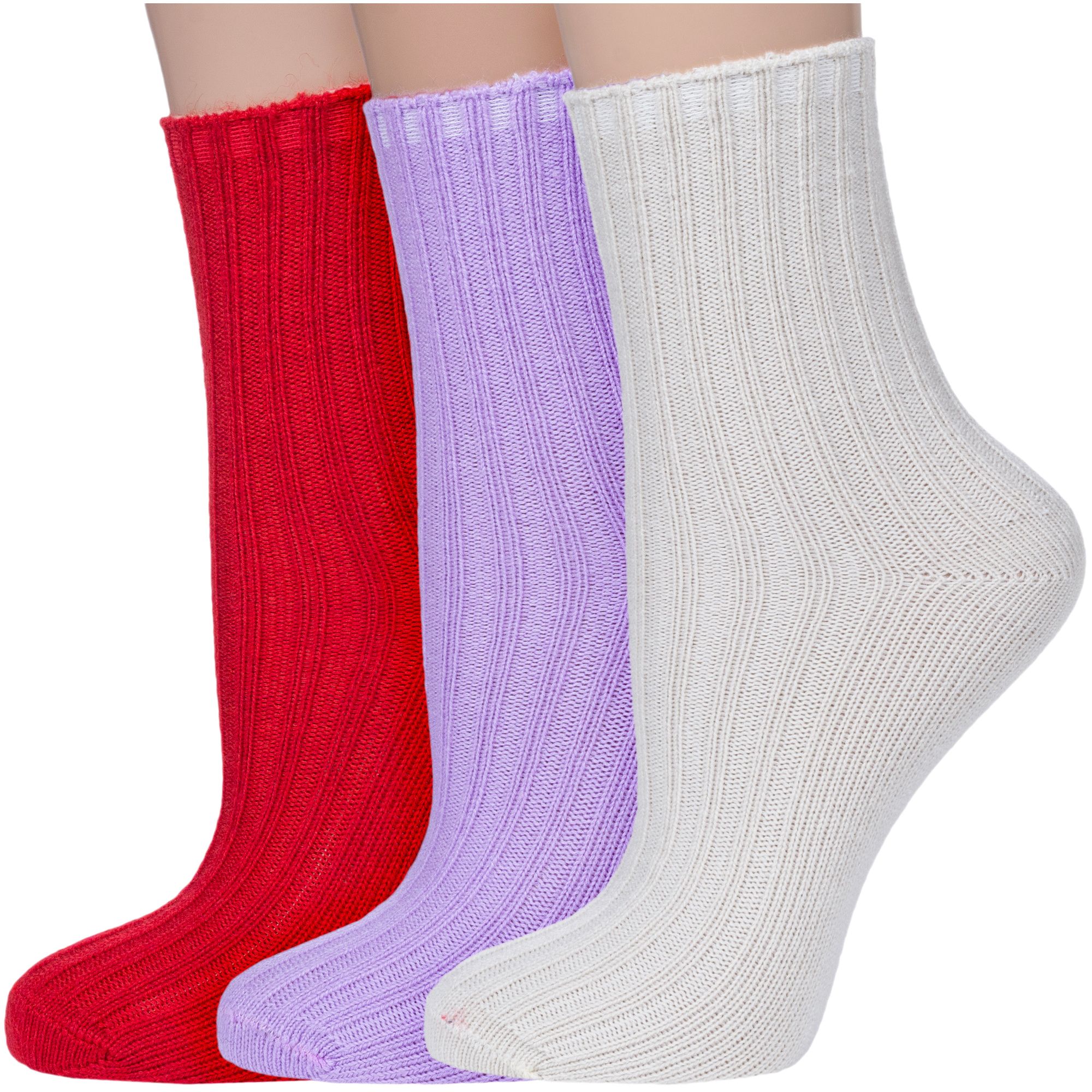 Носки детские Rusocks 3-Д3-38798Д, красный; фиолетовый; бежевый, 14-16