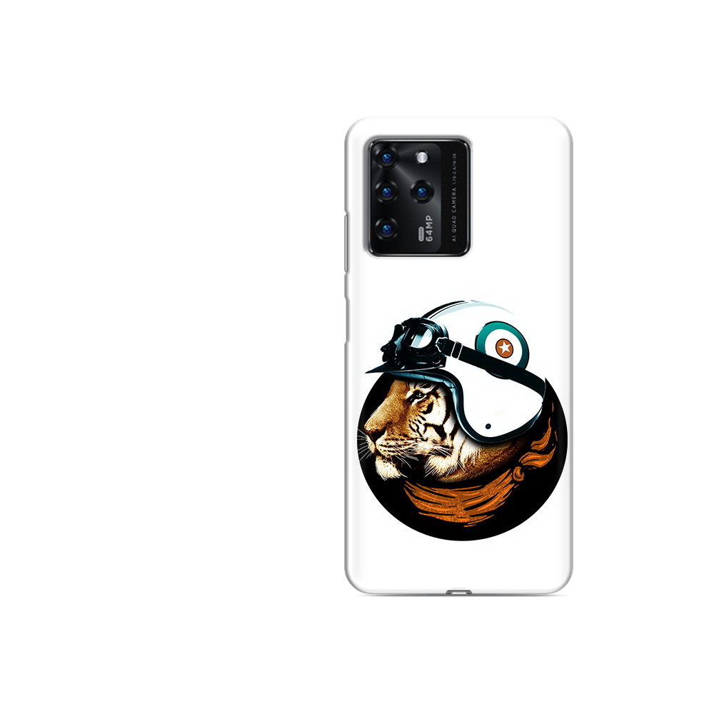Чехол MyPads Tocco для ZTE V30 Тигр в шлеме (PT226947.476.171)