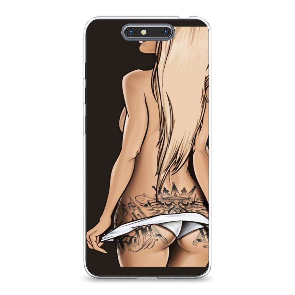 

Чехол на ZTE Blade V8 "Обнаженная девушка", 131250-6