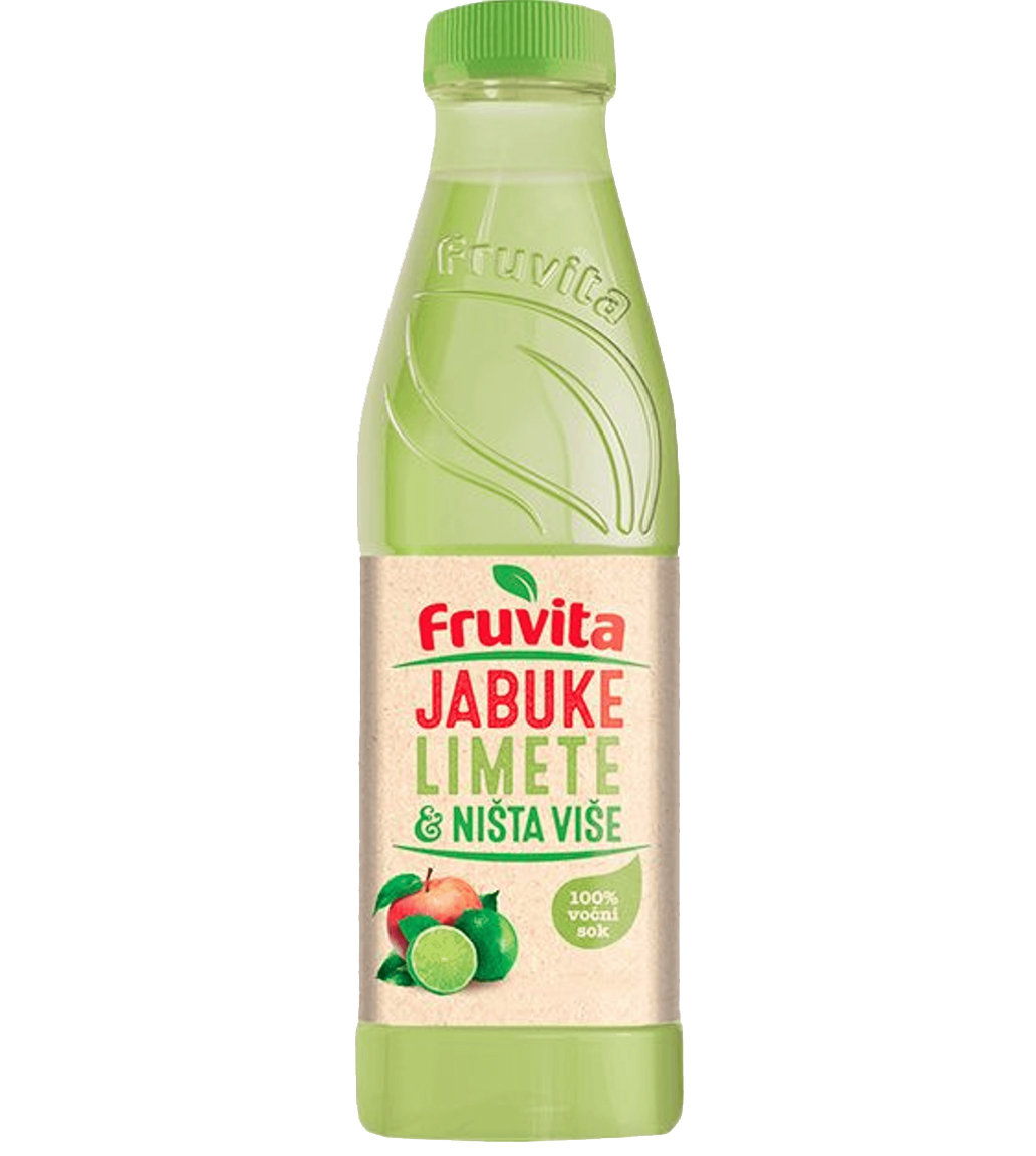 Сок Fruvita яблоко, лайм, 330 мл