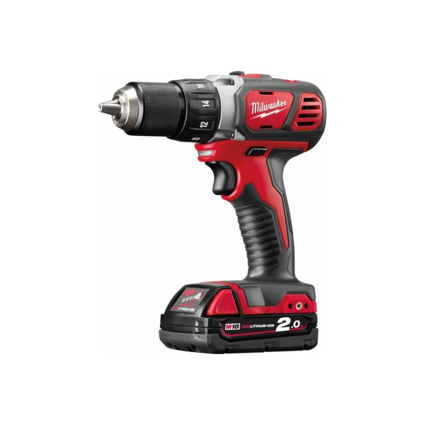 фото Milwaukee m18 bdd-202с аккумуляторная дрель/шуруповерт, 50 н*м, 2х2а*ч/li-ion, кейс 4