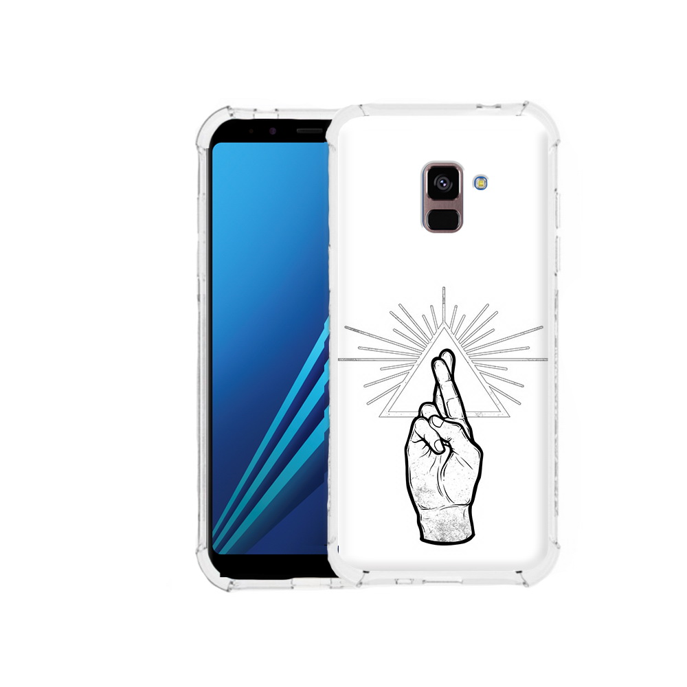 

Чехол MyPads Tocco для Samsung Galaxy A8 Plus черно белая рука (PT119249.593.681), Tocco