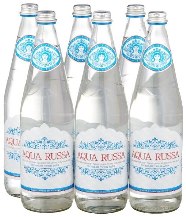 

Вода минеральная питьевая Aqua Russa газированная столовая 0,5 л