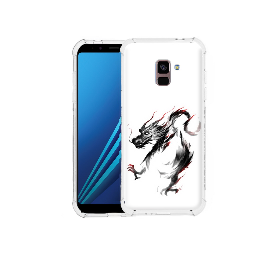 

Чехол MyPads Tocco для Samsung Galaxy A8 Plus черный дракон (PT119249.593.690), Tocco
