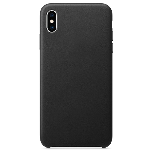 фото Чехол leather case для iphone xs max (1), черный ademar