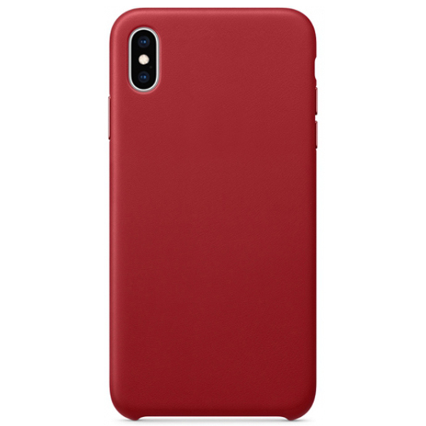 фото Чехол leather case для iphone xs max (2), красный ademar